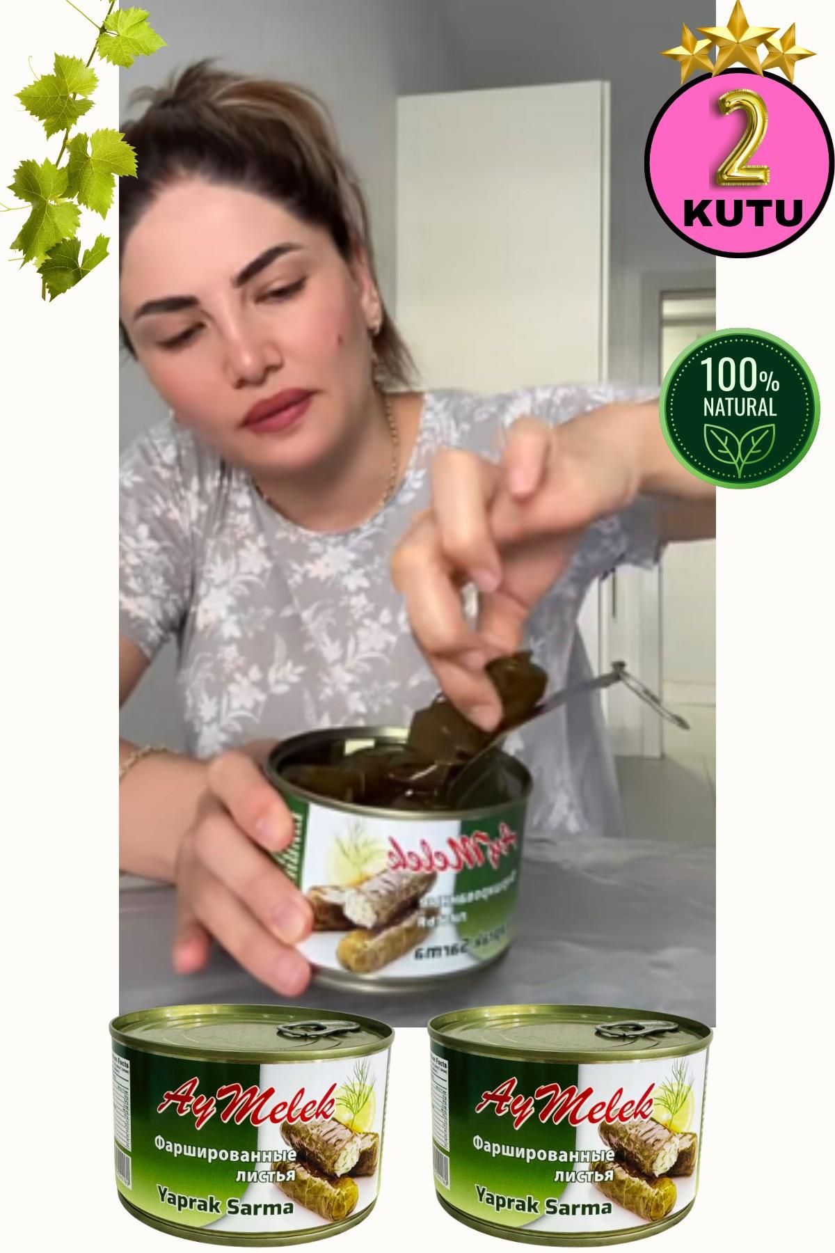 Yaprak Sarma (2 KUTU) Yerli Üretim 400 gr Doğal Besin Deposu Hazır Yemek