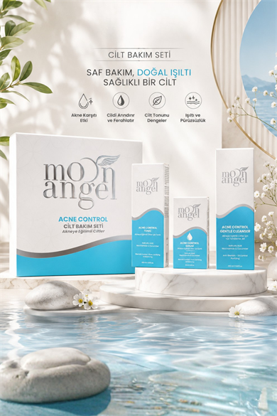  Acne Control 3`lü Cilt Bakım Seti Akneye Eğilimli Ciltler İçin Temizleyici Jel, Tonik ve Serum Seti