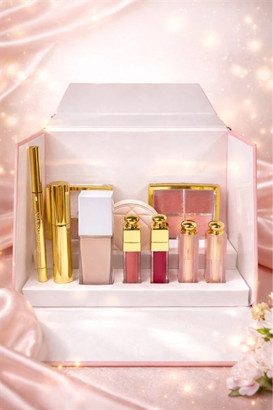 Çantalı Lüx Makyaj Seti Kutusu 