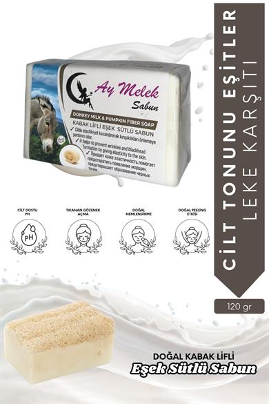 Sabun Doğal Kabak Lifli Eşek Sütü Özlü Sabunu