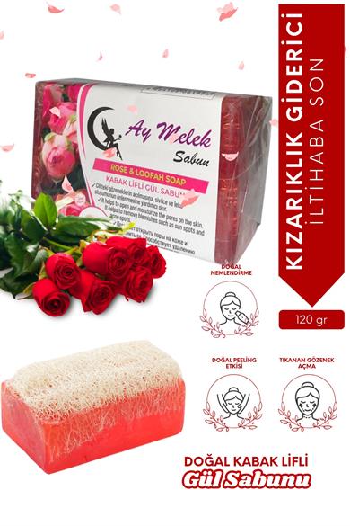 Sabun Doğal Kabak Lifli Gül Sabunu