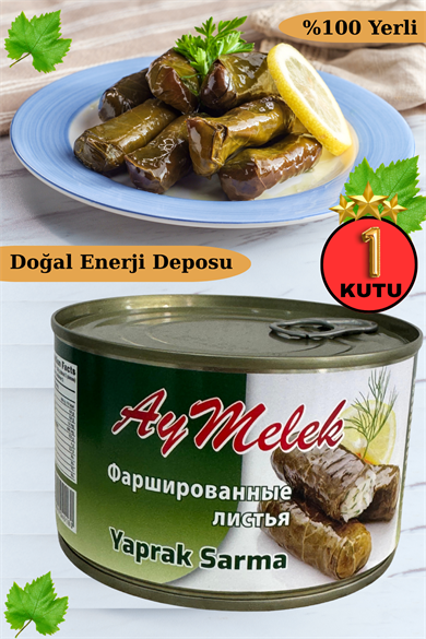 Yaprak Sarma (1 Kutu) Yerli Üretim 400 Gr Doğal Besin Deposu Hazır Yemek