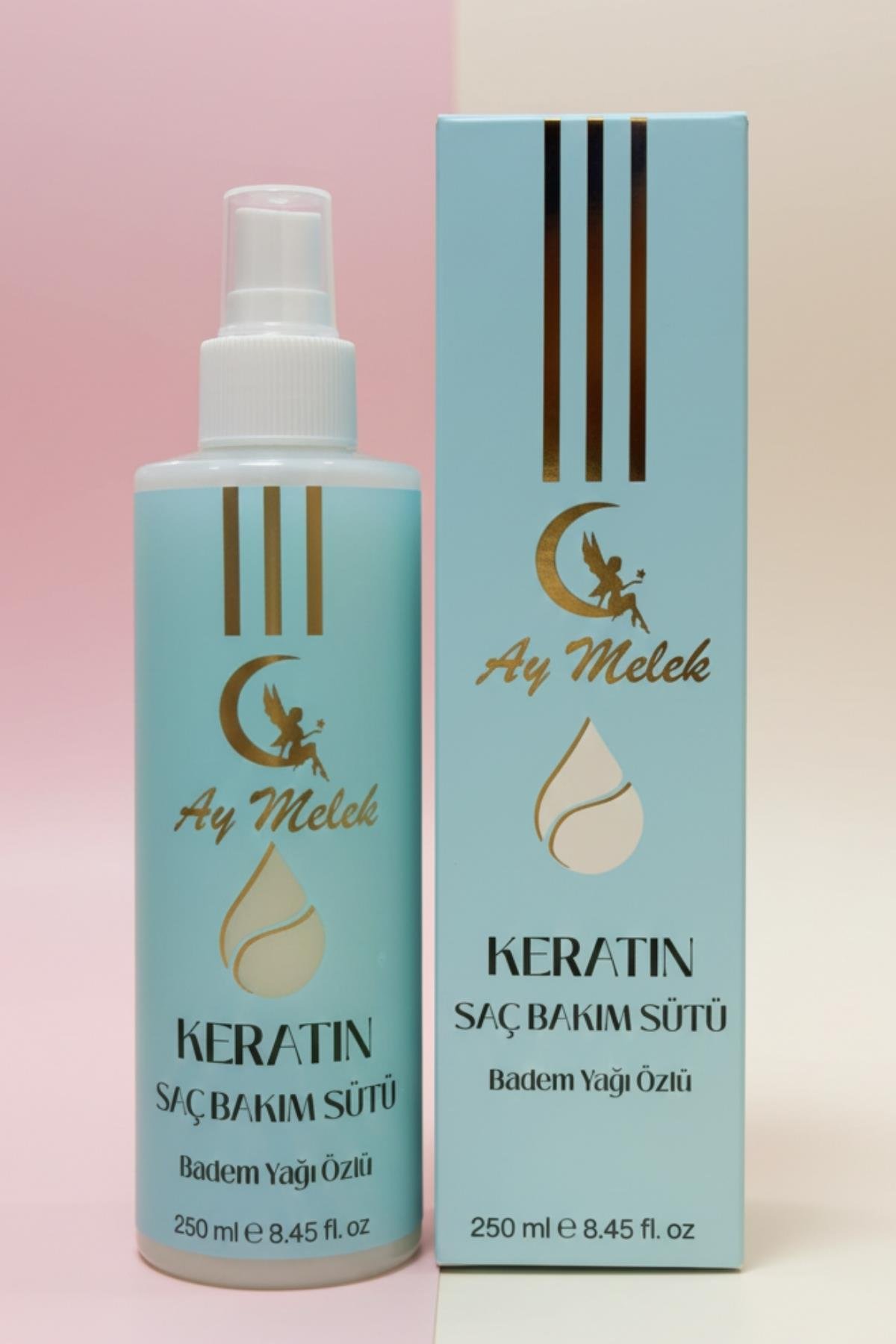  Kadın Keratin Saç Bakım Sütü (Durulanmayan Sprey, Onarıcı,Isı Korumalı) Tüm Saç Tipleri