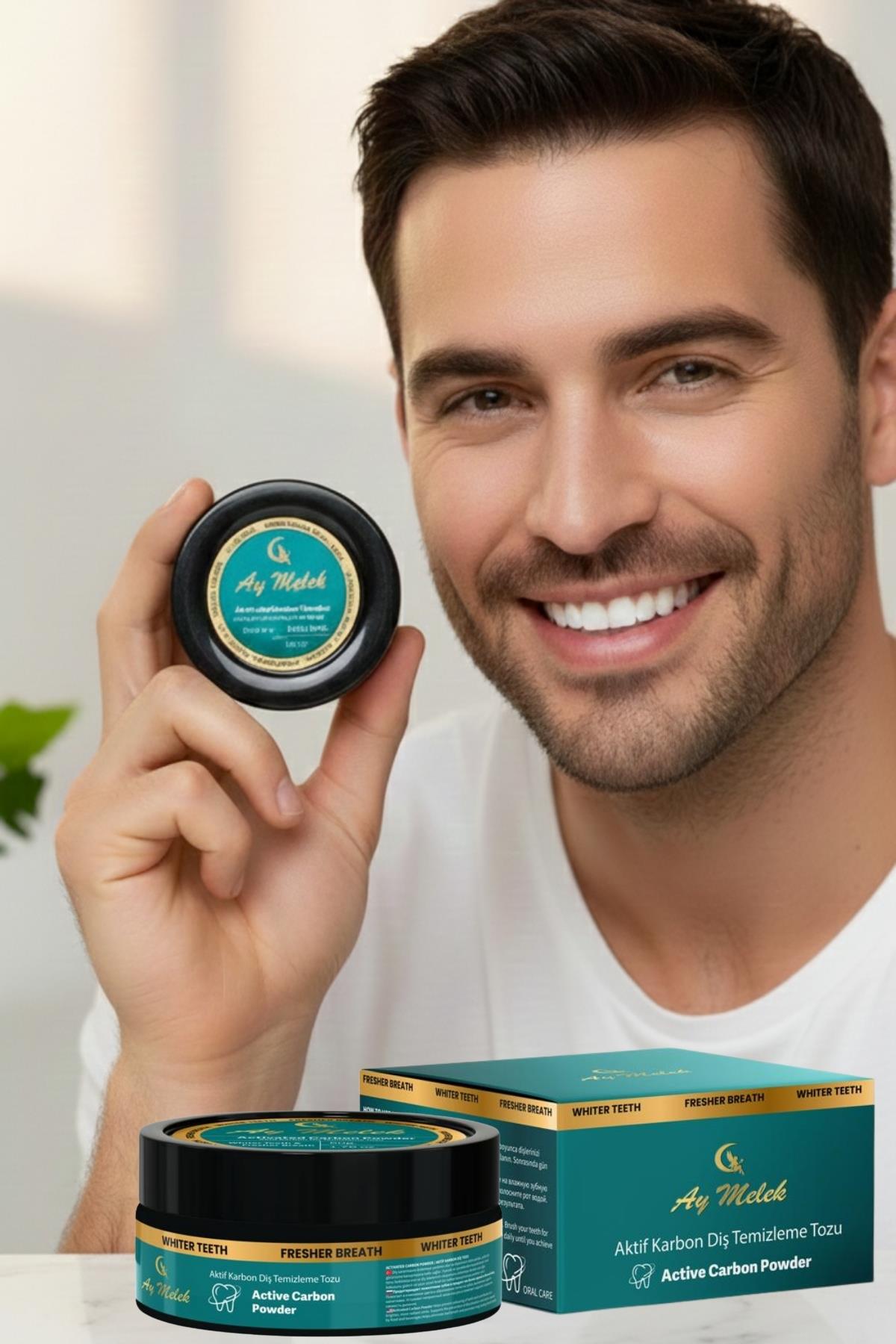 Diş Beyazlatıcı (50 gr) Aktif Karbon Mucize Parıltı Toz 