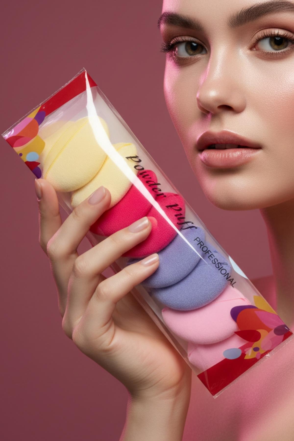 Kadın 8`li Professionel Pudra Fondöten Bb Krem Uygulama Süngeri