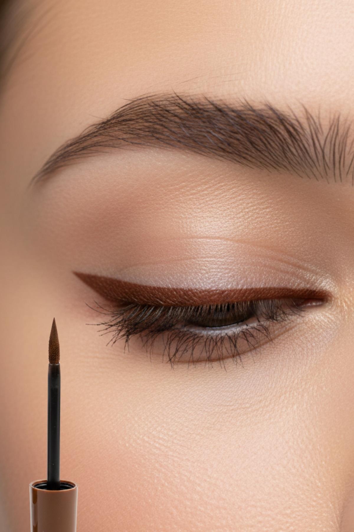 Kadın Makyaj 9`lu Suya Dayanıklı Renkli Mat Eyeliner