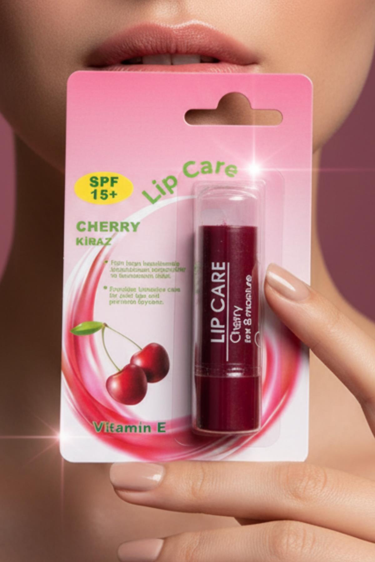 Kadın Renkli Dudak Bakım Kremi Nemlendirici Dudak Parlatıcısı