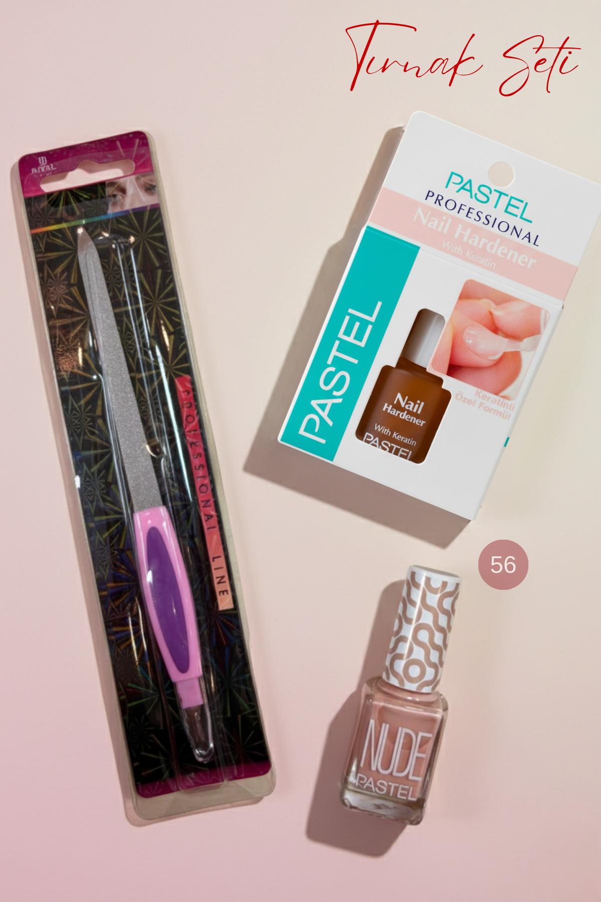 Kadın Tırnak Bakımı (Oje+Tırnak Bakım Yağı+ Çift Yönlü Törpü) 3`lü Set