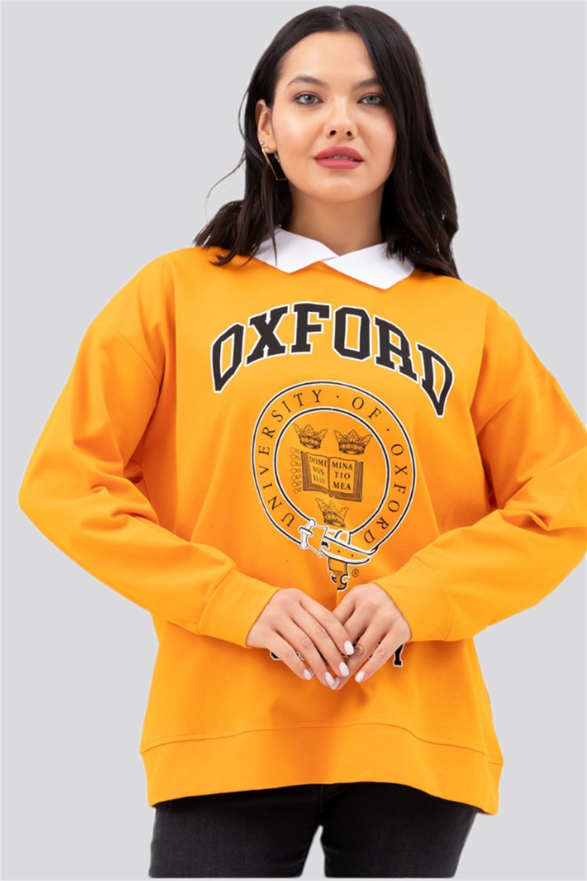 GÖMLEK YAKA OXFORD SWEAT