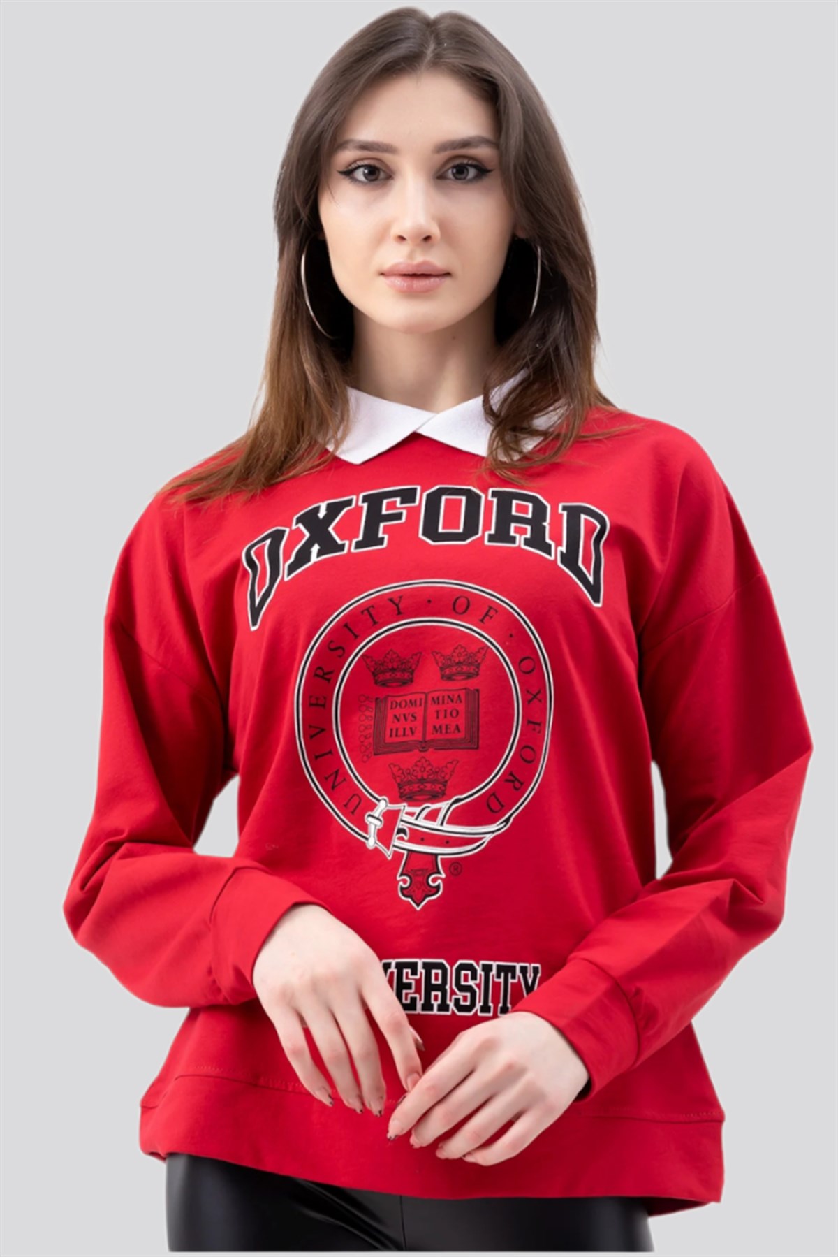 GÖMLEK YAKA OXFORD SWEAT