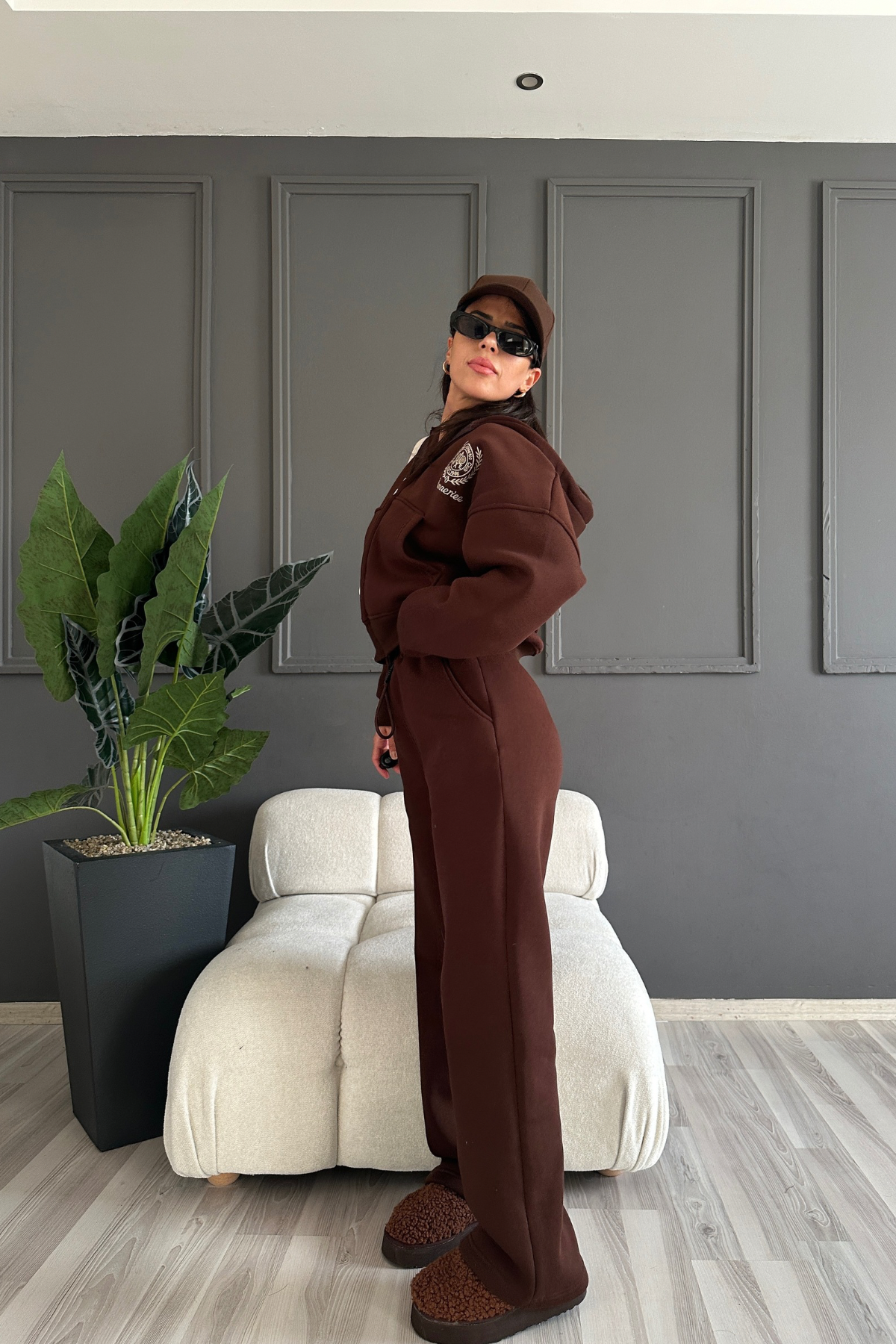 Kahve Daily Eşofman Takım