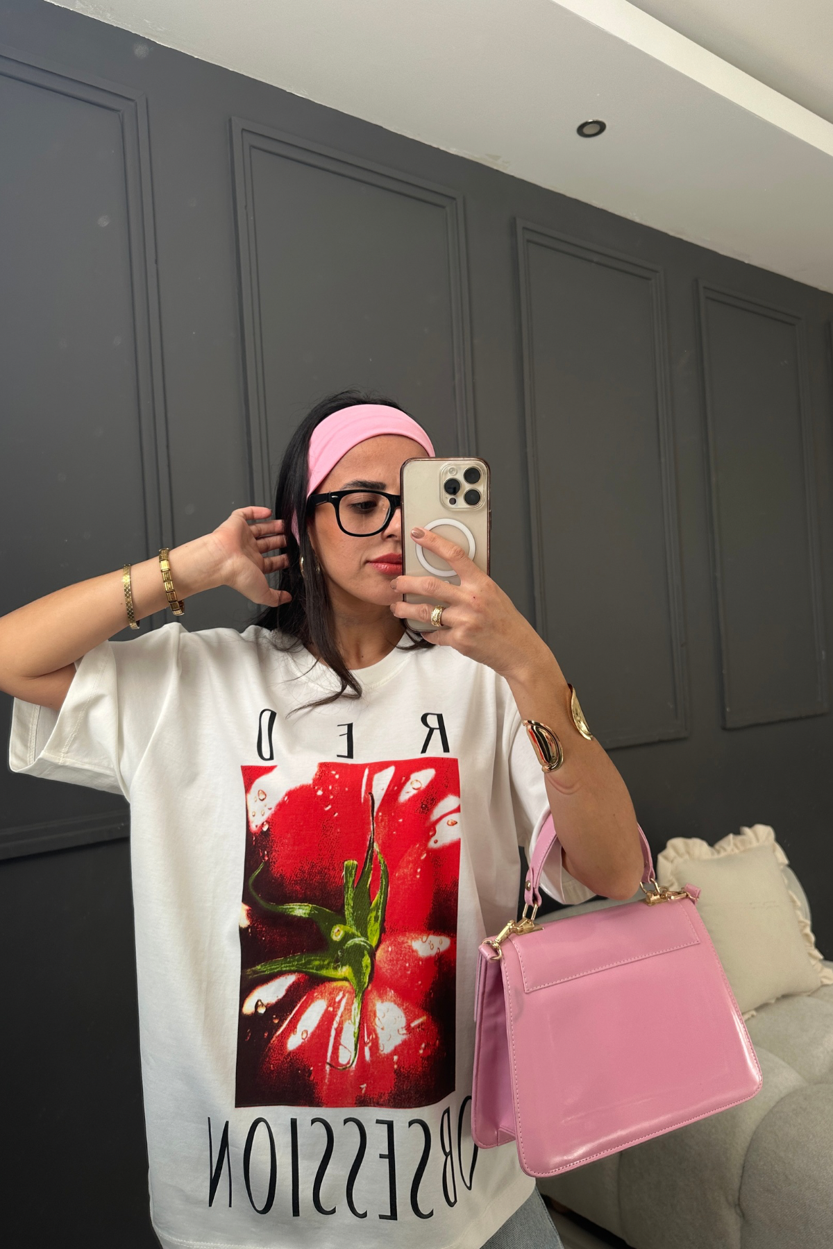 Red Tone Beyaz Tshirt