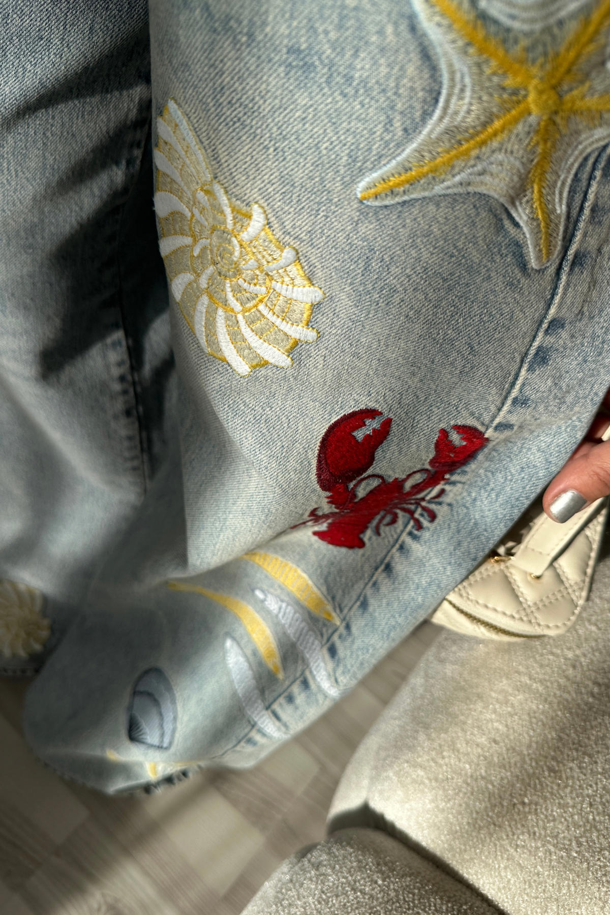 Sea Nakış Detay Denim