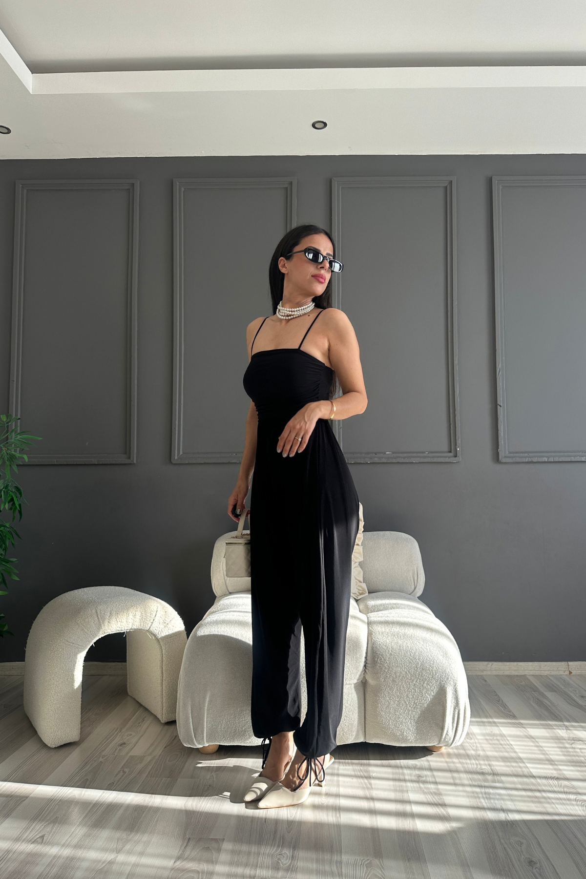 Siyah Balon Tulum
