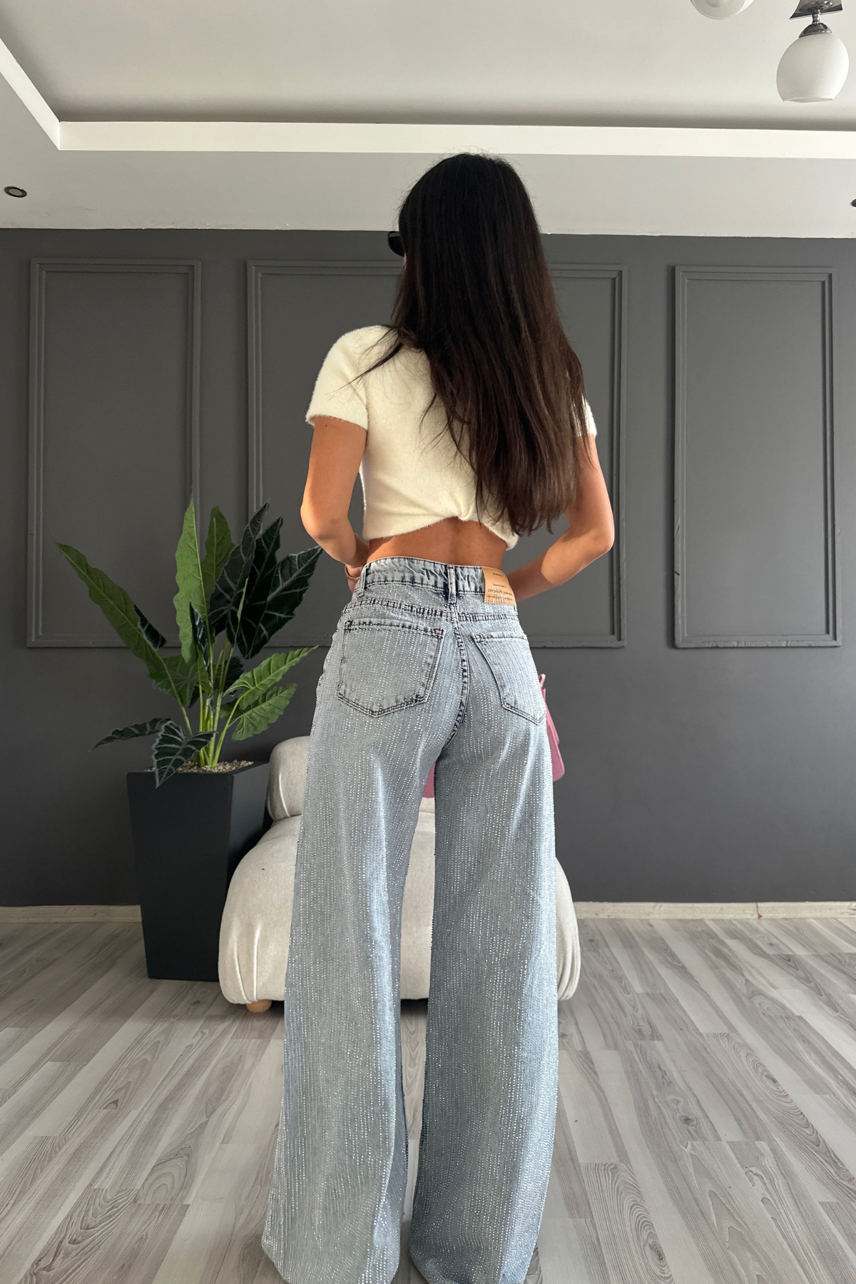 Tasarım Chery Işıltılı Denim