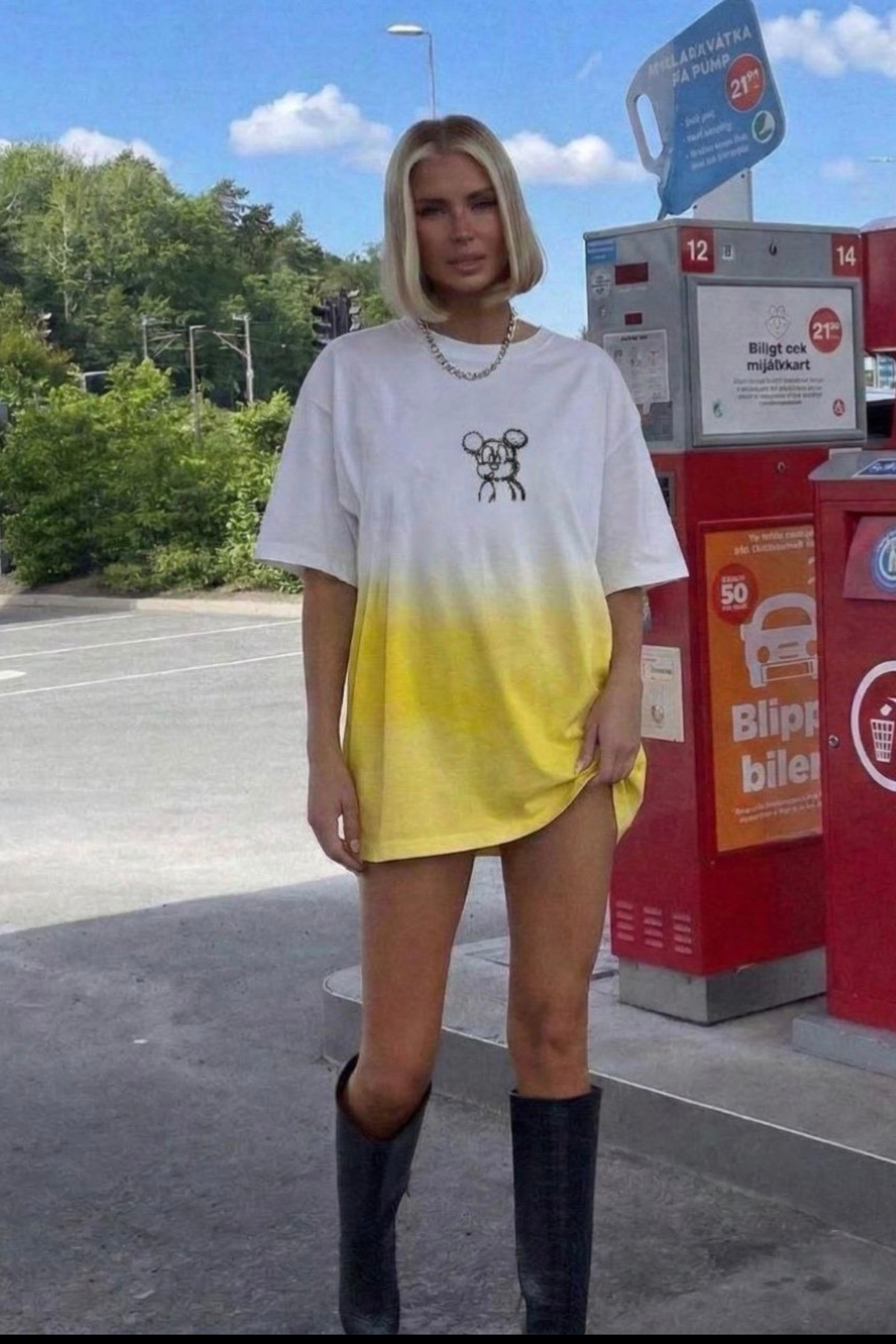 Tasarım Sarı Mse Tshirt