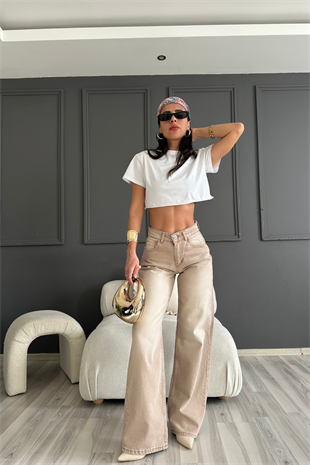 Bej Linda Denim
