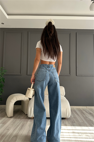 Blue %100 Cotton Denim