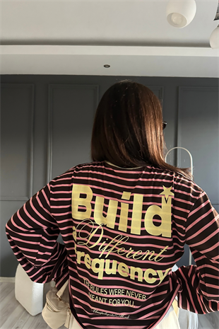 Build Çizgili Sweat