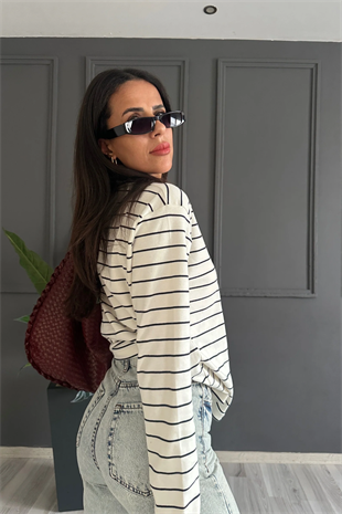Çizgili Polo Yaka Basic