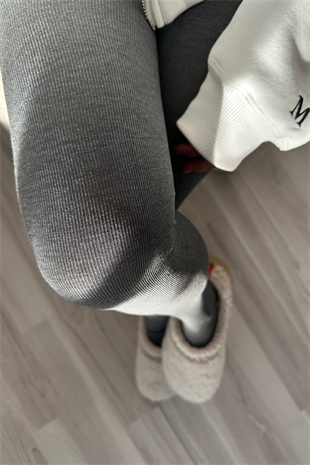 Dikişsiz Koyu Gri Seamless Külotlu Çorap