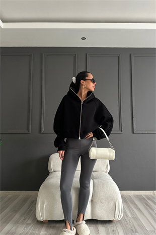 Gri Perfect Fit Toparlayıcı Performans Füze Tayt