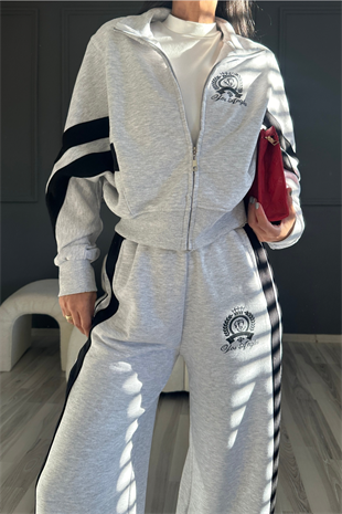 Gri Siyah Şerit LA Takım
