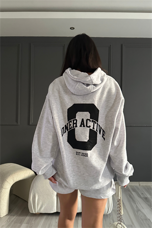 Gri Şort Sweat Takım