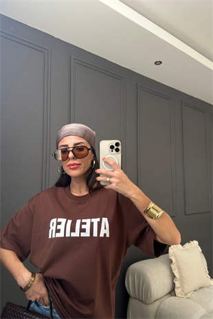 Kahverengi Atelier Tshirt