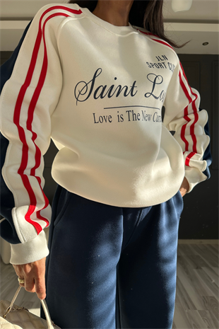 Lacivert Şerit Ls Takım