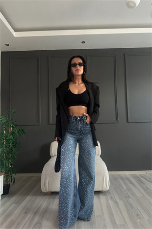 Mavi Free Tasarım Işıltılı Denim