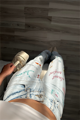 Nakışlı Tasarım Denim