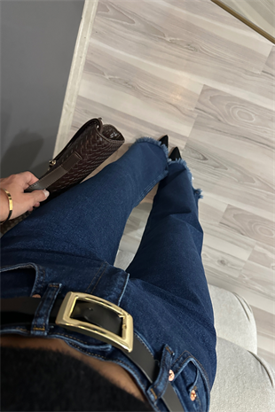 Paça Püsküllü Denim