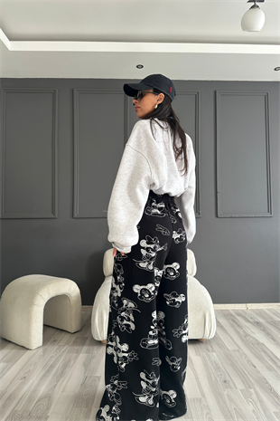 Siyah Ms Viral Eşofman