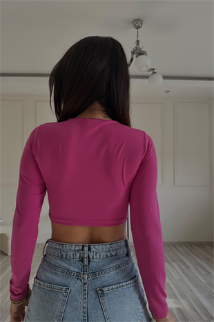 Sta Pembe Büzgülü Crop