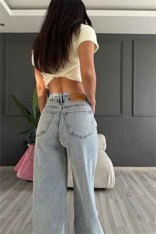 Tasarım Chery Işıltılı Denim