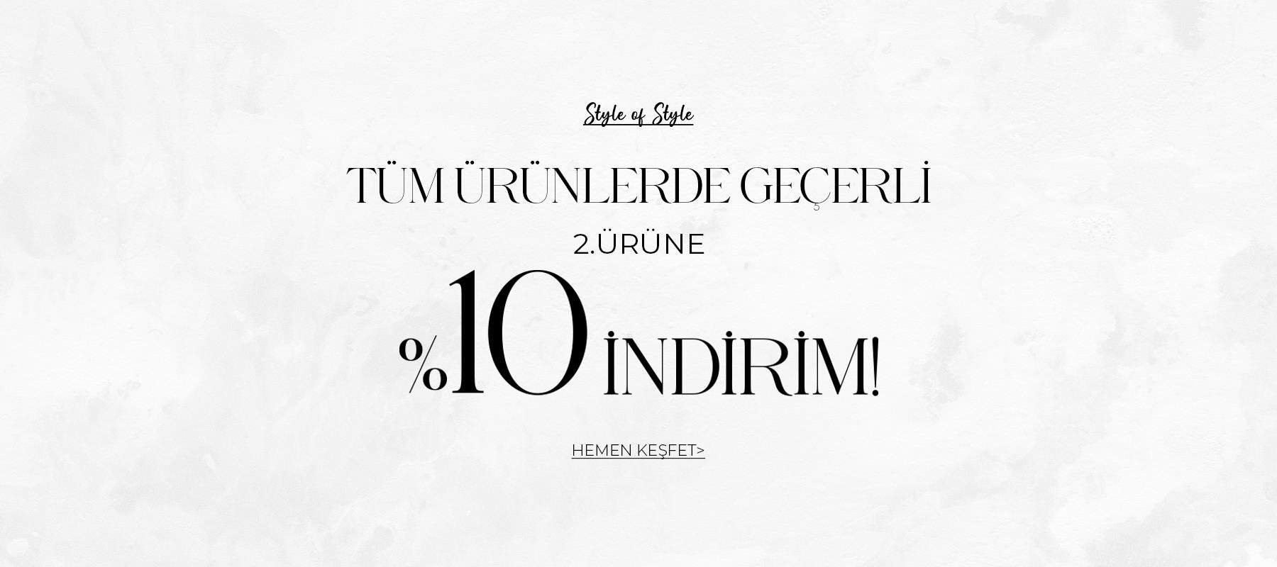 Seçili Ürünlerde İkincisi %50 İndirimli