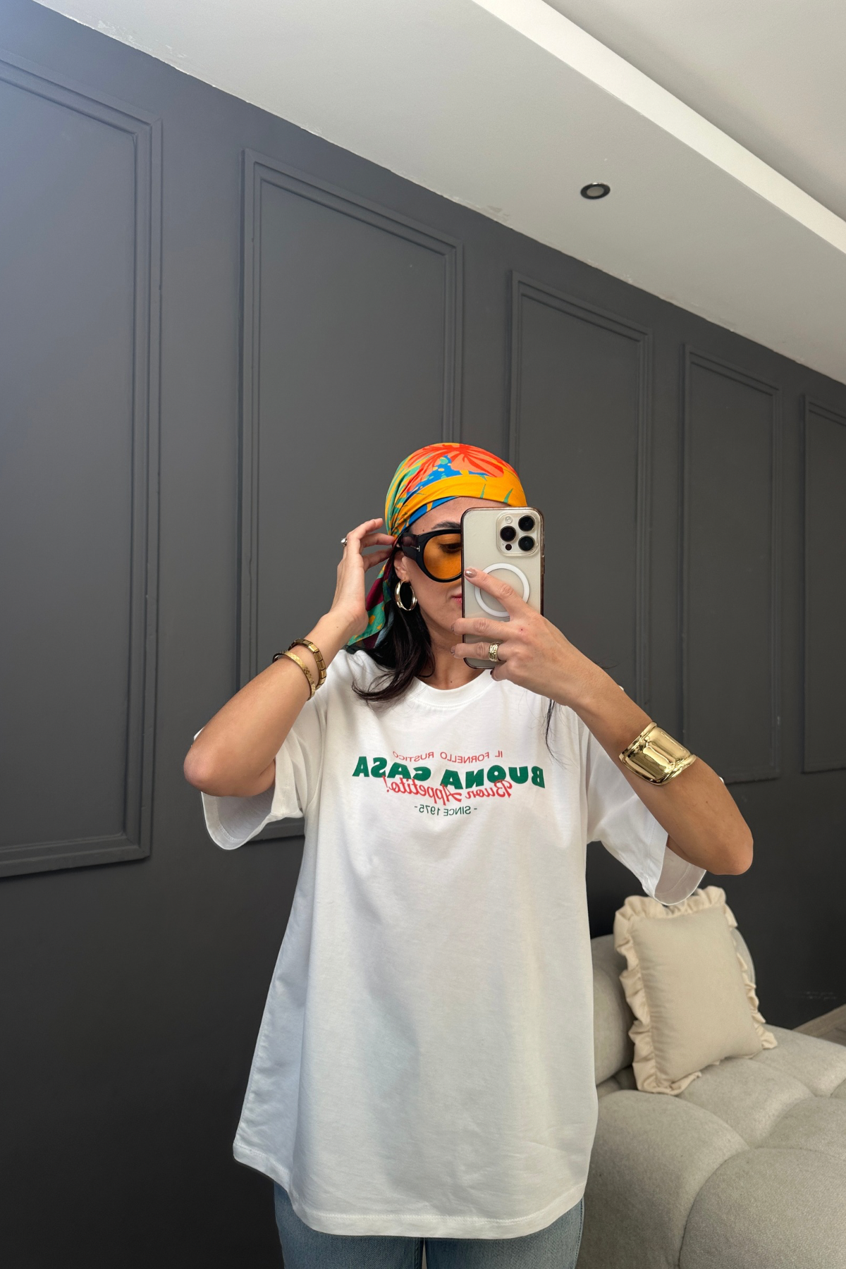 Bouna Casa Beyaz Tshirt