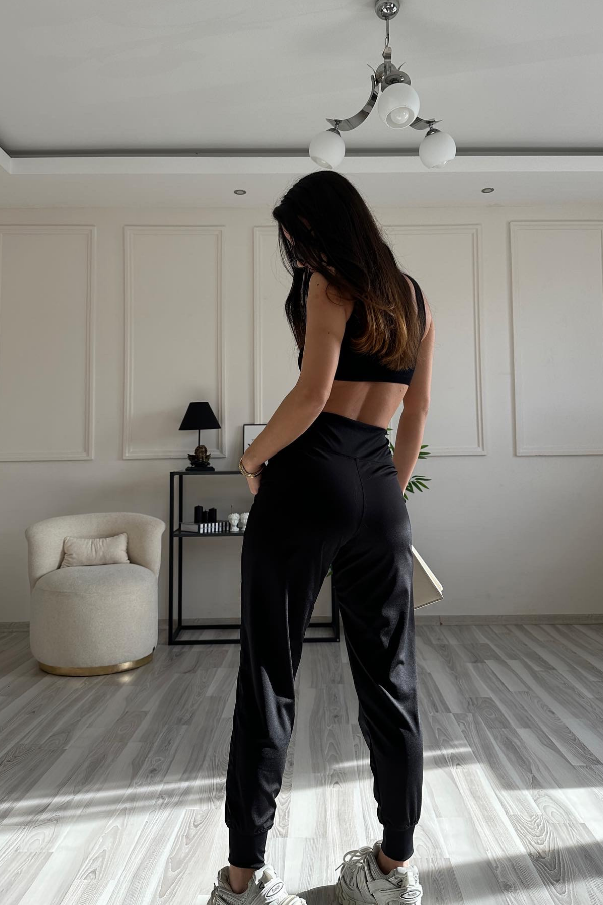 Cepli Ultra Esnek Siyah Jogger