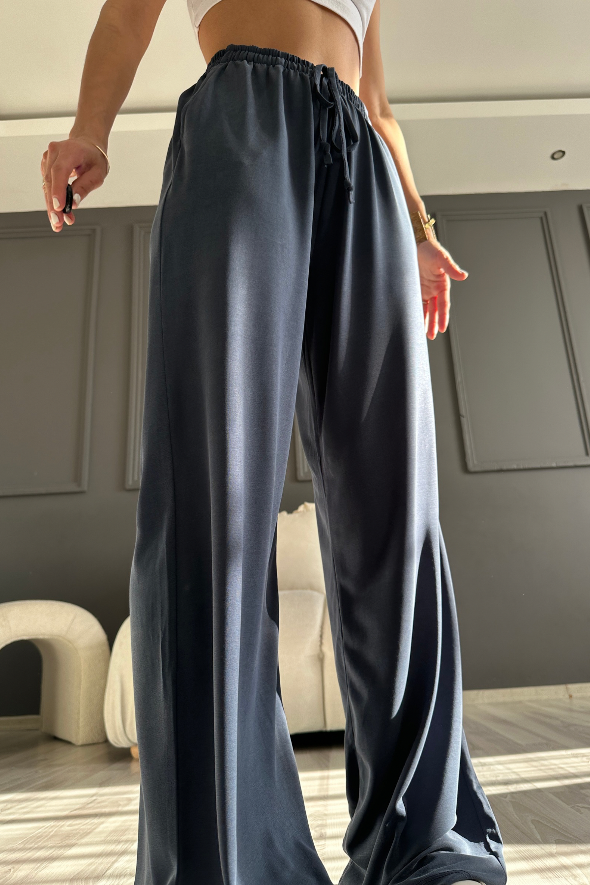 Lacivert Tiril Ultra Esnek Pantolon