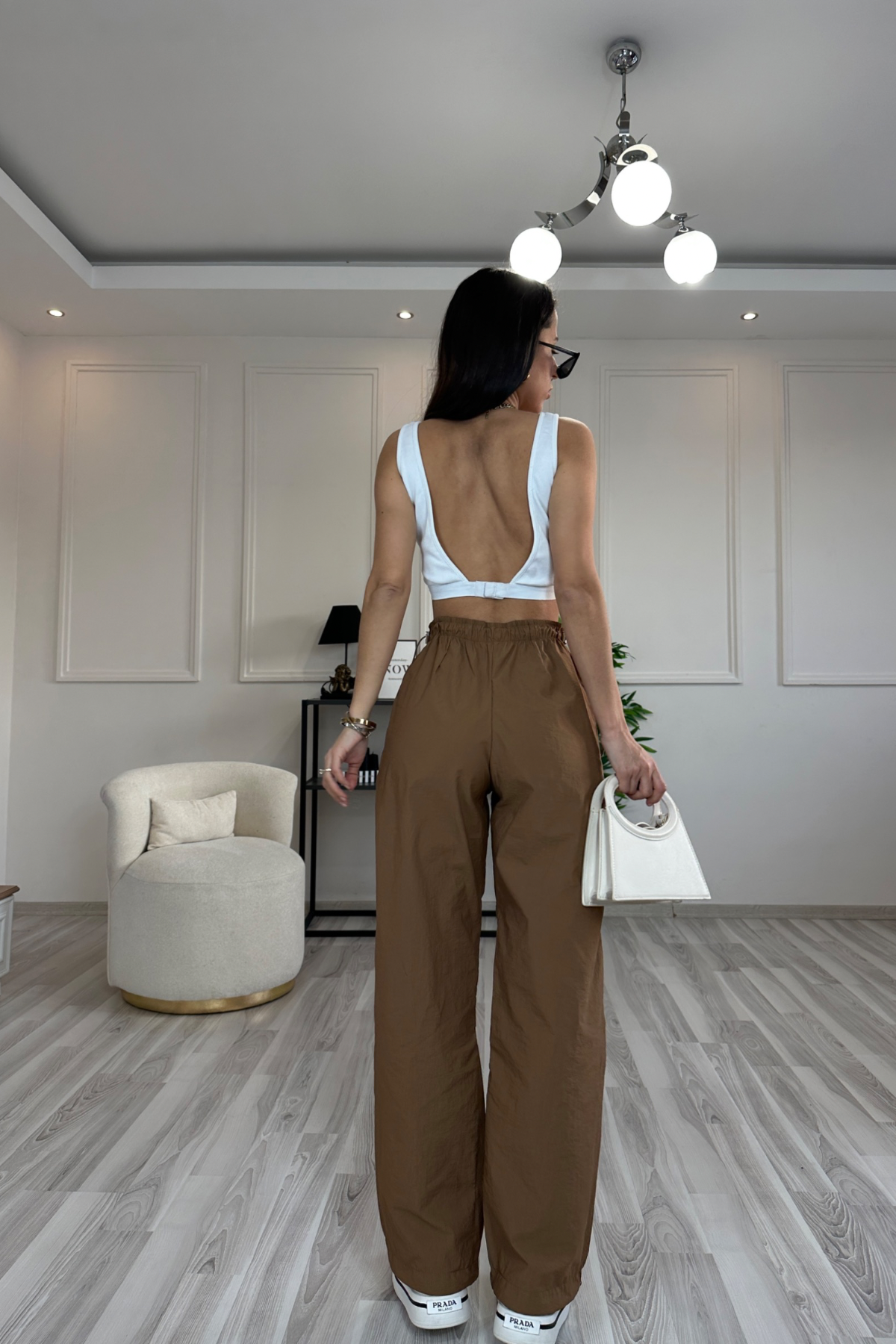 Paraşüt Taş Renk Pantolon