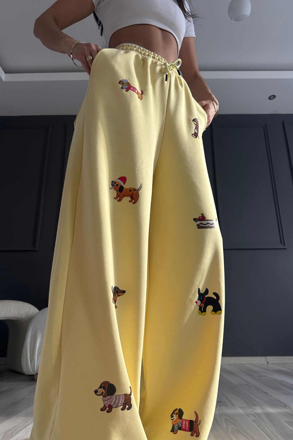 Sarı Doggy Ms Viral Eşofman