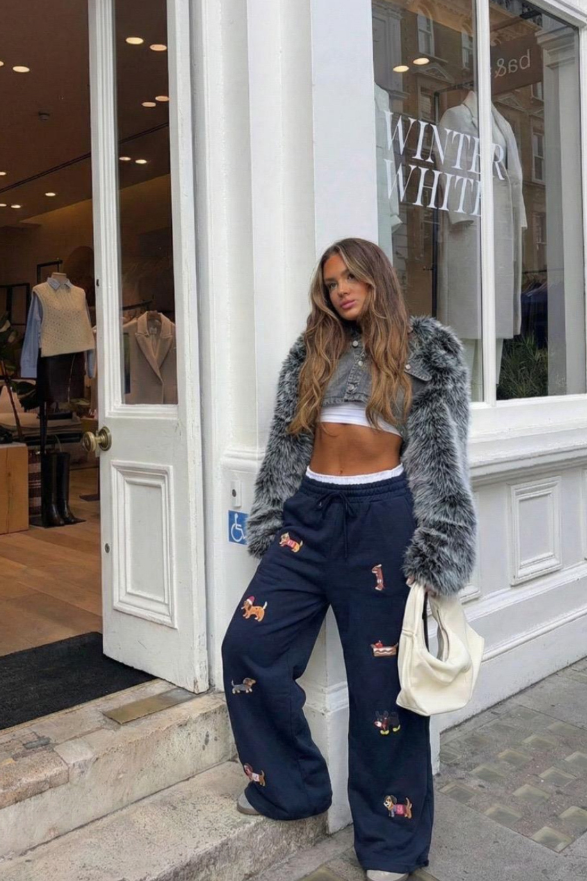 Siyah Doggy Ms Viral Eşofman