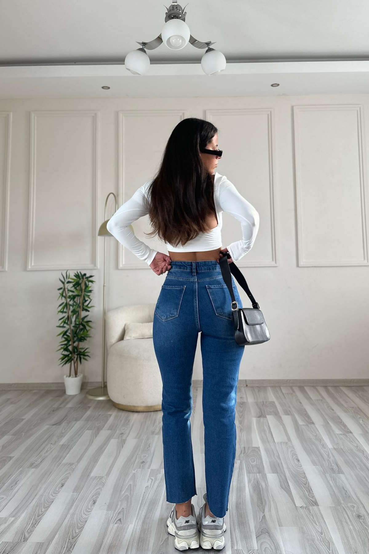 Soft Blue Swanky Group Jean