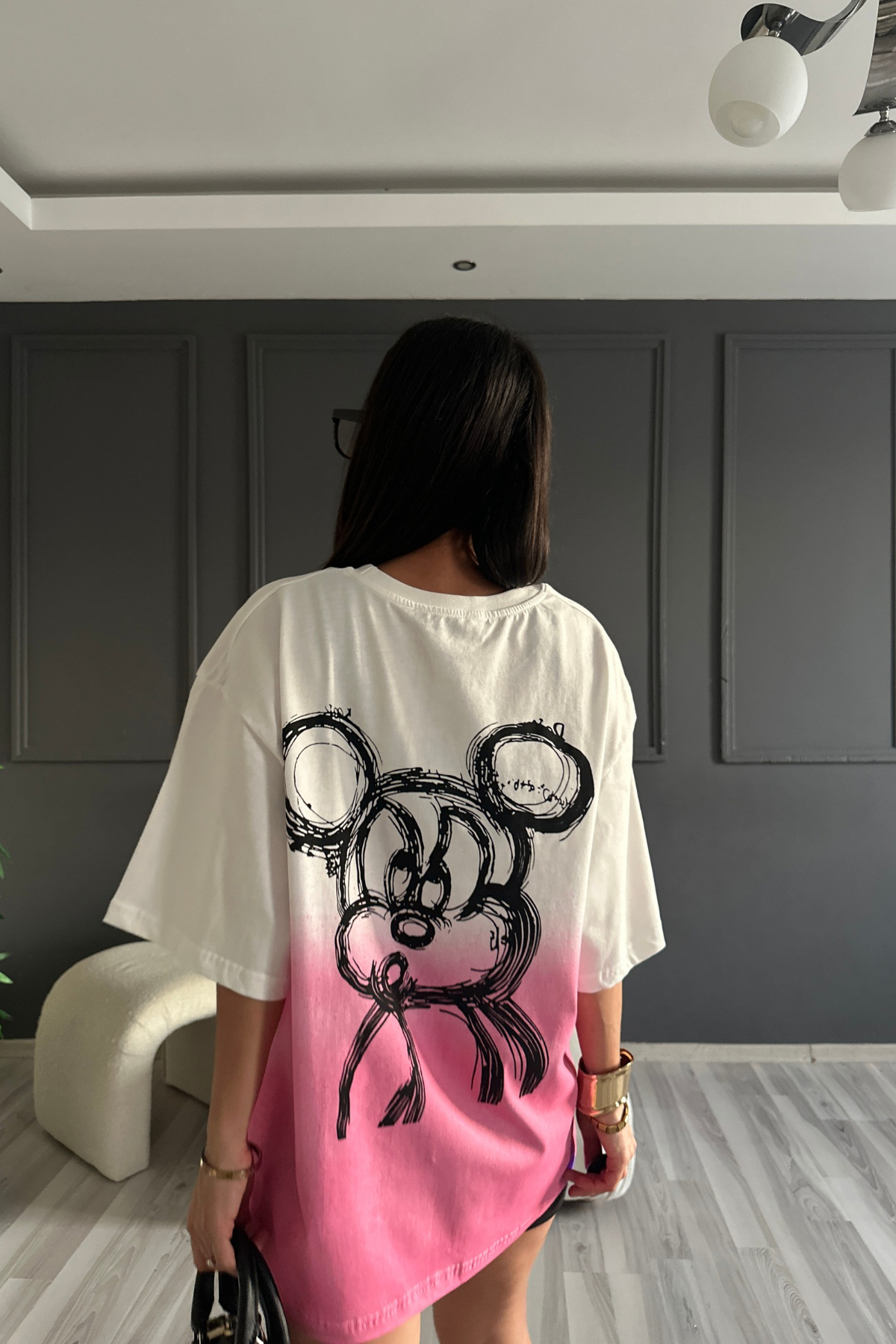 Tasarım Pembe Mse Tshirt