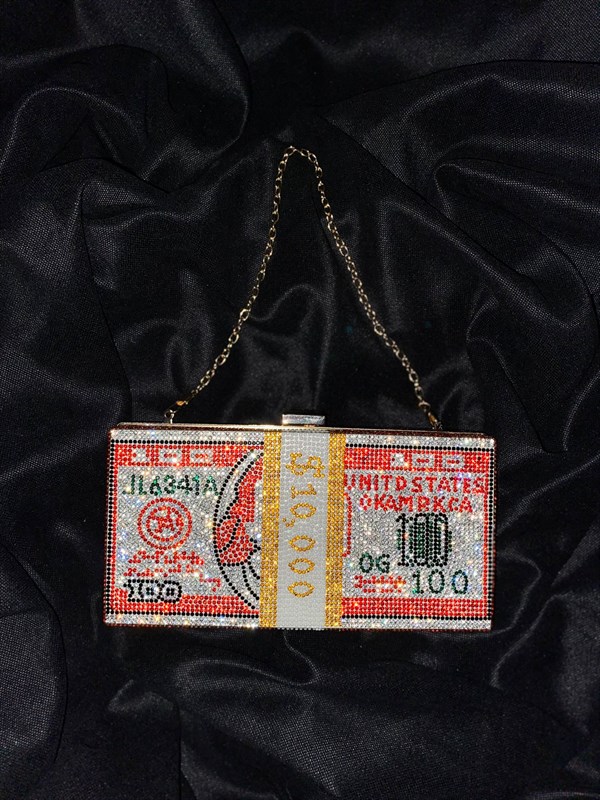 Dollar Diamond Çanta - Kırmızı