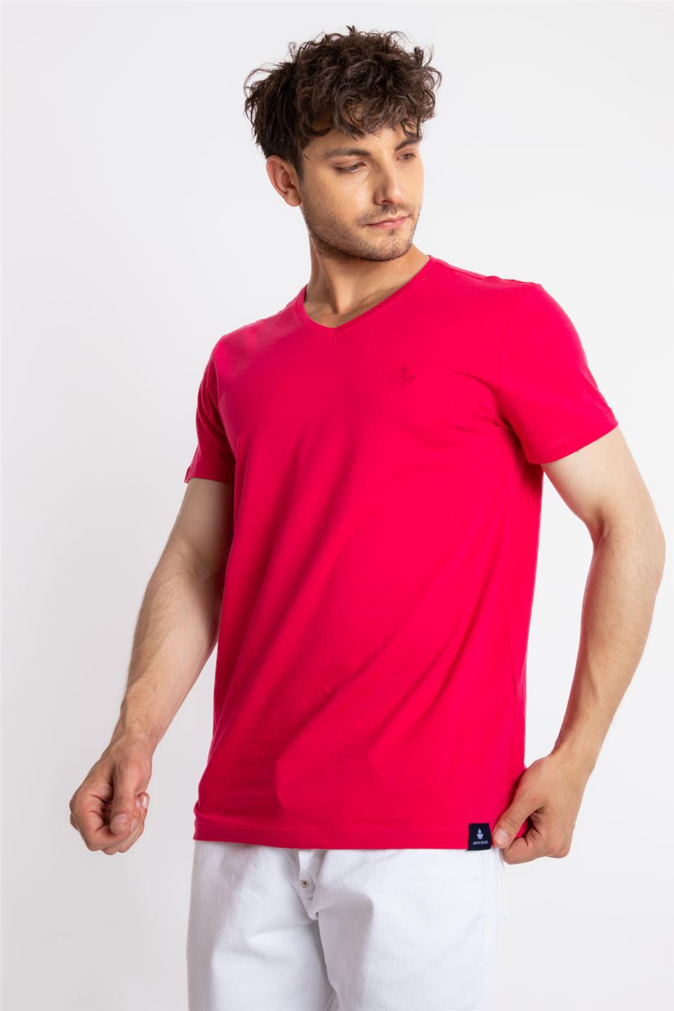 ADAM BOXES V-Yaka T-shirt Veralpes - Macenta