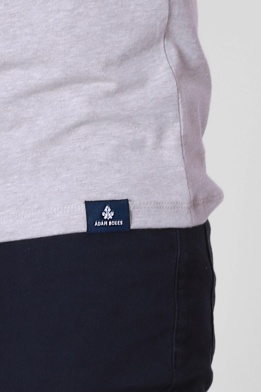 ADAM BOXES Düğmeli Bisiklet Yaka Uzun Kollu T-shirt NP-Collargo - Kahve Melanj