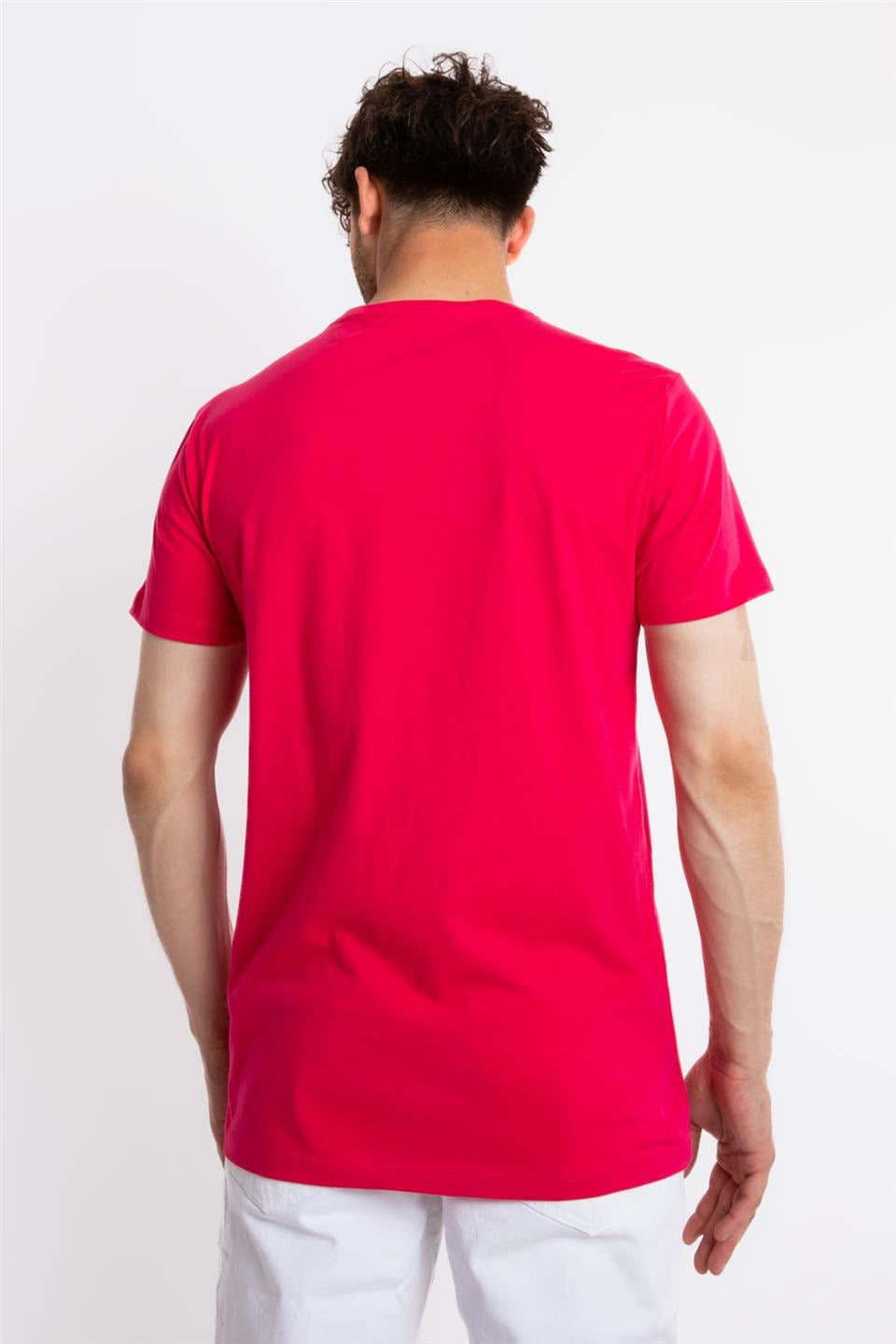 ADAM BOXES Baskılı O-Yaka T-shirt Anillo - Macenta