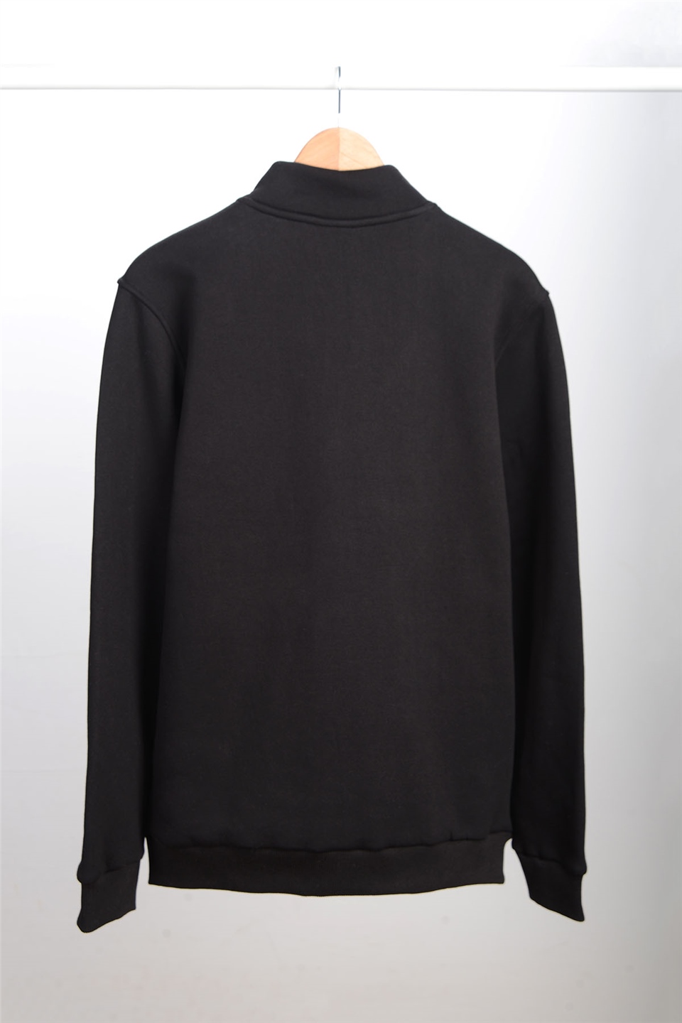 ADAM BOXES Dik Yaka Fermuarlı Sweatshirt N-Karianda - Siyah